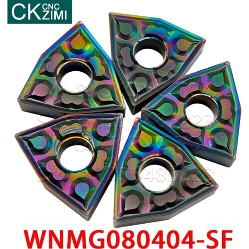 WNMG080404-SF WNMG431-SF WNMG 080404 SF Carbide Inserts External Turning Tools CNC Mechanical lathe Cutter Tools for Hard steel