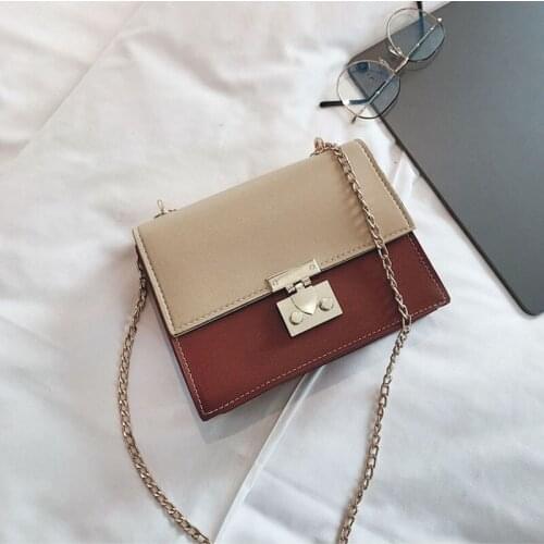 Women Waterproof Mini Leather Shoulder Bag with Adjustable Metal Chain Best Sale-WT