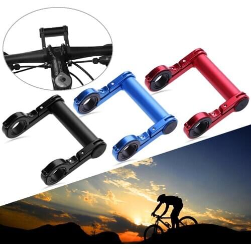 10CM Bicycle Light Holder Handlebar Extender Clamp 31.8MM Cycling Bike Frame Double Extension Mount Holder for Bike Light