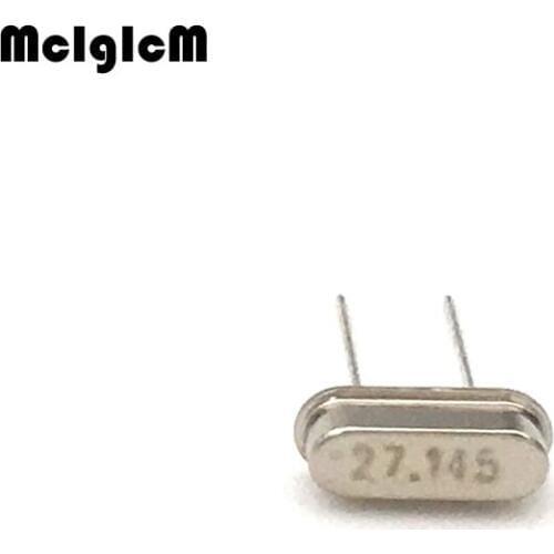 1000pcs hc-49s 27.145MHz 20ppm 20pF quartz resonator