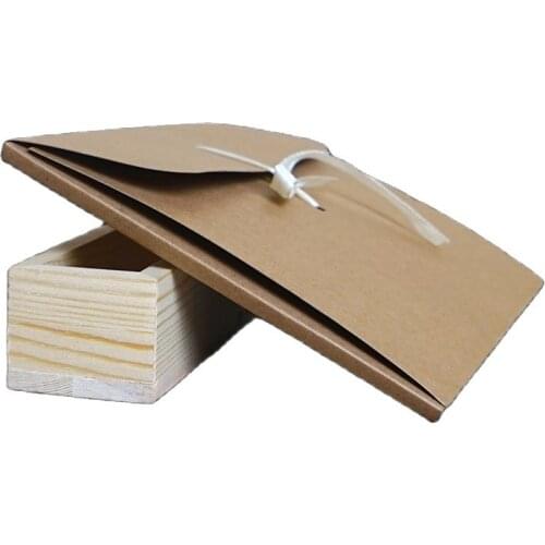 1-18 Joy, 24*18*0.7cm large flat kraft envelope packaging case, kraft paper box gift for scarf