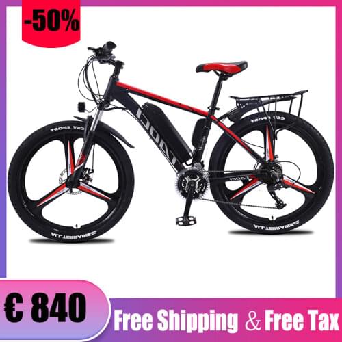 High-grade electric bicycle aluminum alloy mountain bike 26 inch mountain bike 46V350W electric motorcycle mens electric bike