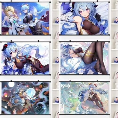 Anime Genshin Impact Diamond Painting Mosaic Cross Stitch Kits Home Decoration Gift Diamond Embroidery Full Square Drill