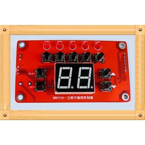 Free Shipping!!! MK114 Programmable Dynamic Output Controller / offline programming / LED blinks Custom