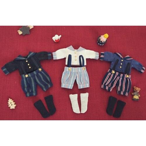 Childrens hand toys 1/12 ob11 doll doll clothes hoodie with big cap available BJD / SD doll accessories ob11doll Sports pants