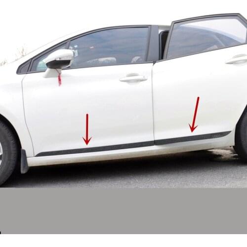 Stainless Steel Doors Skirt Decorated Stylig Mouldings For Citroen Citron C4 CA247