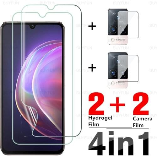 Screen Hydrogel Film For Vivo V21 5G 6.44" Screen Protector Display For Vivo V21e V20 Pro V20 SE vivi v21 v 21 21v Camera Film