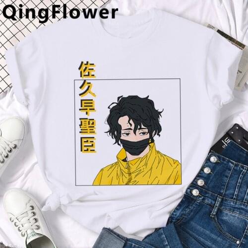 Haikyuu Kuroo Bokuto Manga Shoyo Volleyball clothes male graphic tees white t shirt kawaii print tshirt aesthetic