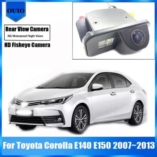 HD rear view camera |For Toyota Corolla E140 E150 2007~2013 HD Night Vision Waterproof Camera| Backup Parking Reversing Camera