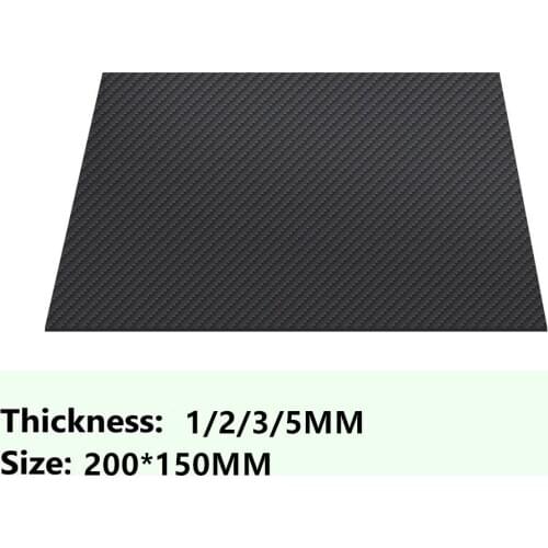 Carbon Fiber Sheets Carbon Fiber Plate Panel Matte Glossy Plain/Twill Weave High Composite Hardness Material