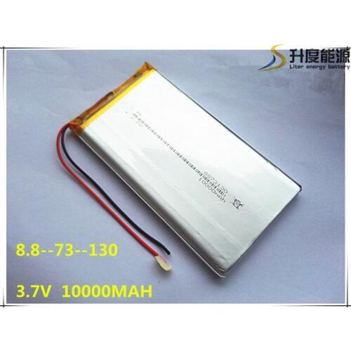 Li-po rechargeable lipo battery cell 3.7 V 8873130 10000 mah tablet battery brand tablet gm lithium polymer battery