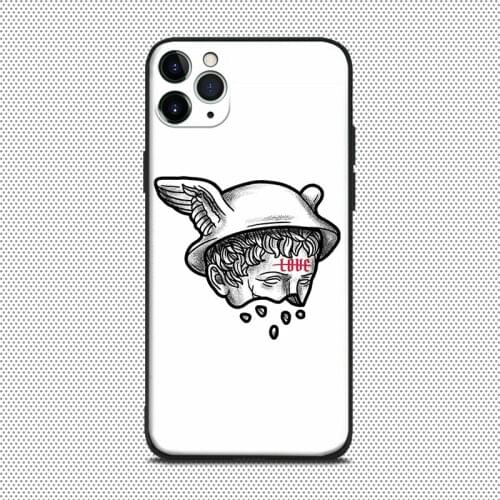 Mercurio love Sketch art For iPhone se 6 6s 7 8 plus x xr xs 11 pro max soft silicone phone case cover shell