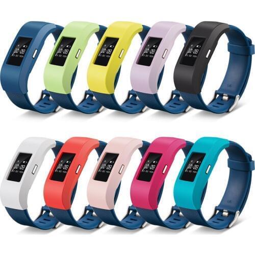 EiEuuk Soft Silicone Sleeve Fitness Band Cover Protector Case Accessories for Fitbit Charge 2 Smartwatch