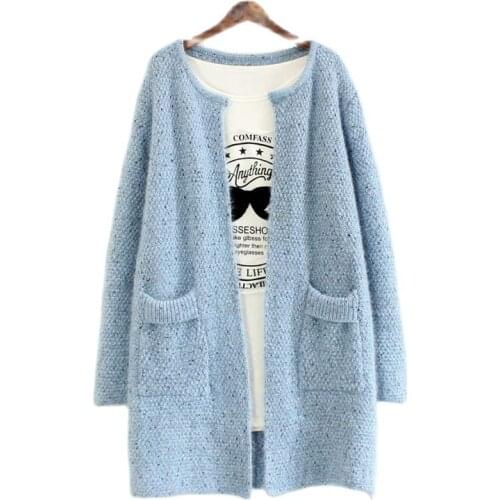 2017 New Winter Women Casual Long Sleeve Knitted Cardigans Autumn Crochet Ladies Sweaters Fashion Tricotado Cardigan Top Quality