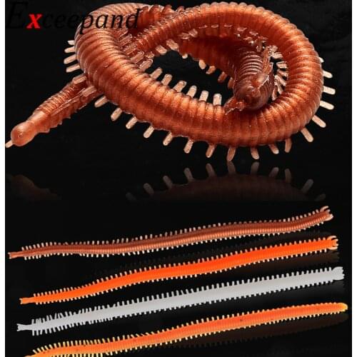 Lot 10 Plastic Centipedes Soft Fishing Lures Artificifal Baits Wobblers Soft Bait Fishing Lures Fishing Tackle