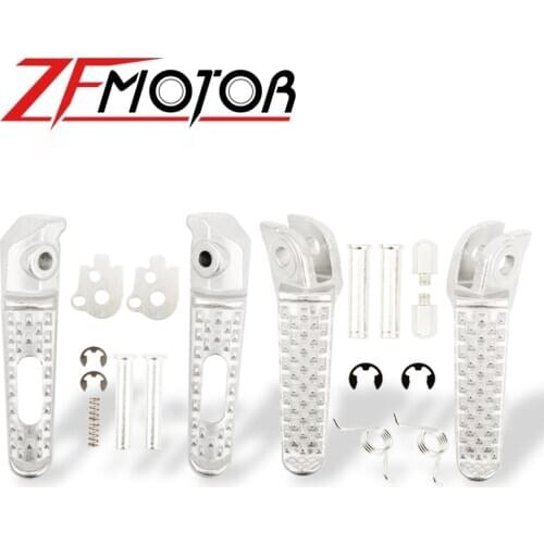 Motorcycle Front Rear Footrest Foot Pegs For Honda CBR600RR CB 600RR 2003-2019 CBR1000RR 2004-2019 CB1000R 2008-2014