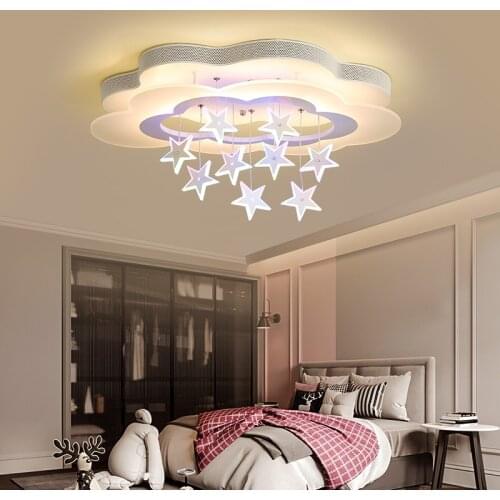 Simple modern ceiling lamp master bedroom lamp creative personality cloud lighting boy girl children room ceiling lamp WF101909