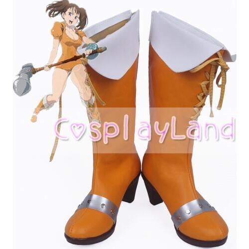 The Seven Deadly Sins Serpents Sin of Envy DianeCosplay Boots Shoes Women Shoes Halloween Party Costume Accessories Custom Made