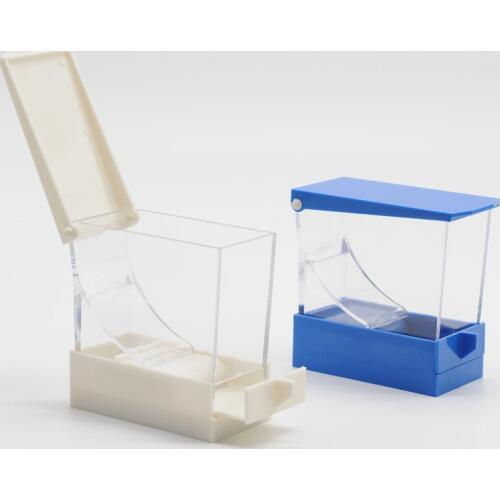 Dental Bur Storage Boxes Dentist Cotton Roll Dispenser Holder Burs Cases Drawer Type Dentist Lab Instrument Tools