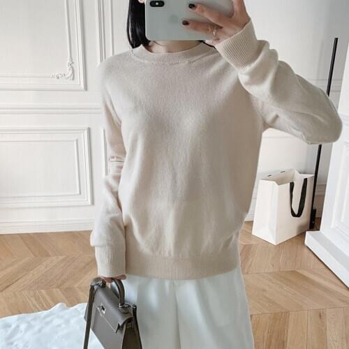 Women Sweater Thin Knitted Long Sleeve Loose Pullovers Lady O Neck Simple Jumper Knitwear Female Tops 2021 Spring Autumn