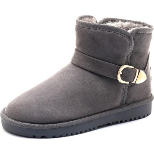 Snow Boots Cotton Shoes Plus Velvet Short Tube 2019 Winter New Korean Version Of The Wild Student Warm Tide Short Boots