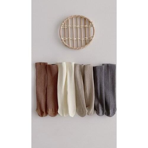 4 Pairs/Lot Fashion Baby Girls Lace Patchwork Socks Childrens Long Socks Kids Knee Length Soft Cotton Baby Socks Girls Boy Sock