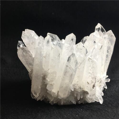 400g rare natural clear quartz cluster energy crystal specimen reiki healing drusy raw gemstone for home decoration&collection