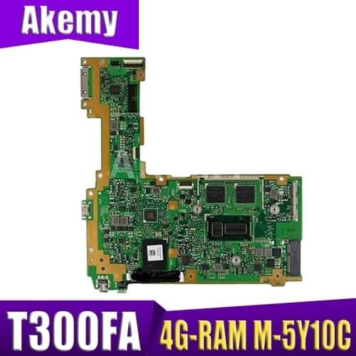 90MB0530-R00030 Laptop Motherboard For ASUS T300FA T300F Laptop Motherboard 64G-SSD 4G-RAM M-5Y10C 100% Tested Free Shipping