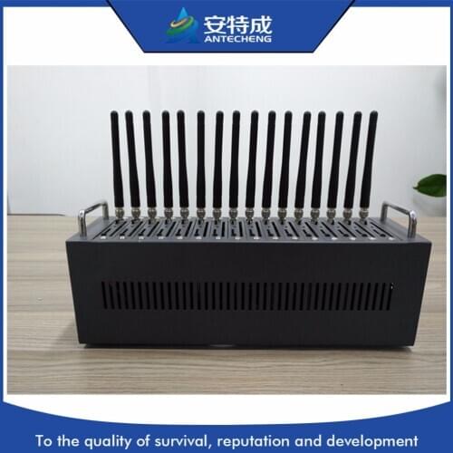 Antecheng factory 2g low price bulk sms Ussd stk mobile recharge system 16 port modem pool Q2403 with USB interface