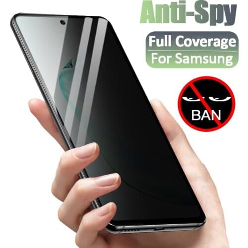 Anti-Spy Tempered Glass For Samsung Galaxy A51 A71 A41 A31 A21 A11 A01 A70 A50 A02 A12 A42 A52 A72 Privacy Screen Protector Film