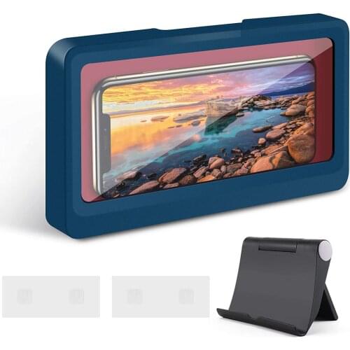 Shower Phone Holder Waterproof - Anti-Fog Touch Screen Wall Mounted Phone Case w