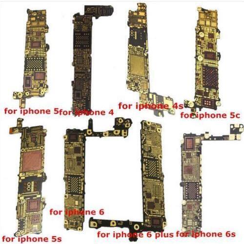 90pcs Bare Logic Board Empty motherboard Test Repair Parts for iPhone 4 4S 5G 5S 5C 6G 6plus 6S 6Splus