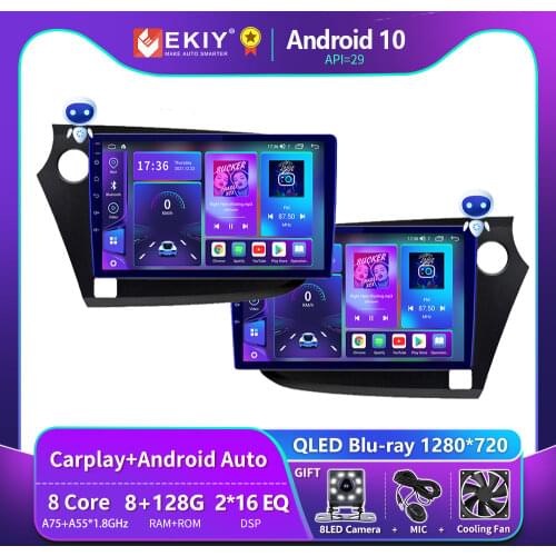 EKIY 36EQ Android 9 Car Radio For Honda Insight 2009-2014 Multimedia Video Player GPS Navigation Touchscreen Head Unit No DVD