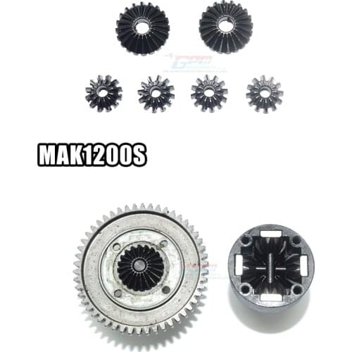 GPM ARRMA 1/8 KRATON SENTON TYOHON TALION 6S Accessories Metal Steel Front Center Rear Universal Diff Gear Set RC Car Parts