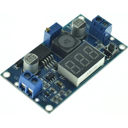 LM2596 DC-DC Step Down Module DC 4.0-40V to DC 1.25-37V Adjustable Voltage Regulator LED Voltmeter Buck Adapter Power Supply