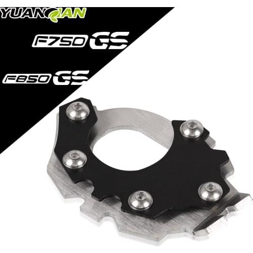 New Motorcycle CNC Kickstand Foot Side Stand Extension Pad Support Plate Enlarge For BMW F750GS F850GS F750 F850 GS F 750 850 GS