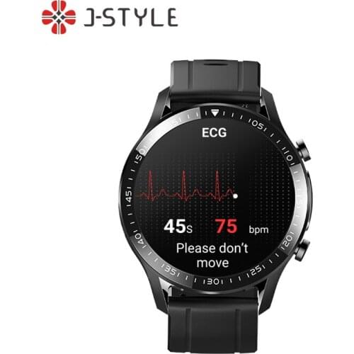 Newest J-Style 2051E all day tracking ECG sensor blood oxygen health bracelet android temperature smart watch bands