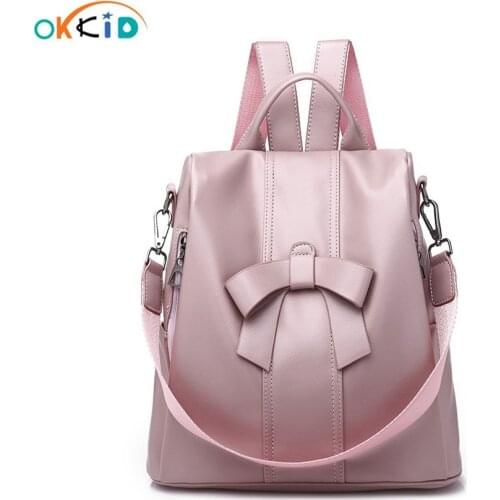 Женские розовые рюкзаки OKKID China At AliExpress