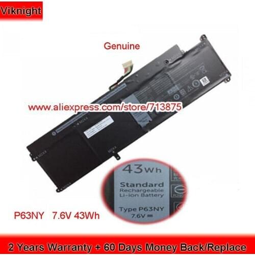 Genuine 4H34M P63NY Battery for Dell Latitude 13 7370 Laptop 7.6V 43Wh