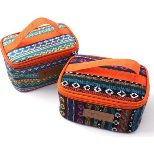 Outdoor camping cooking seasoning pick up bag waterproof bottle hand makeup water proof picnic basket food large tote insulated