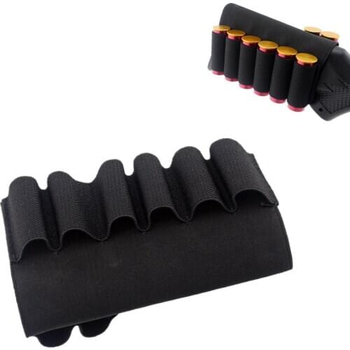 Tactical 8 Round Airsoft Hunting Shells Ammo Shotgun 12/20 Gauge Shell Buttstock Cartridge Holder for Shooting