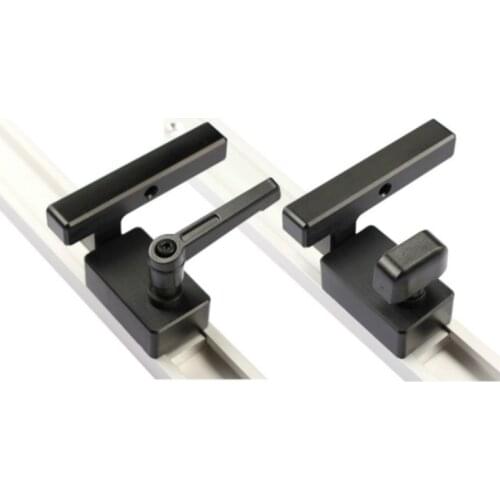 Woodworking Miter Track Stop Slot / Chute Limiter for T-Slot T-Tracks Woodworking Saw Table Router Table DIY Tools