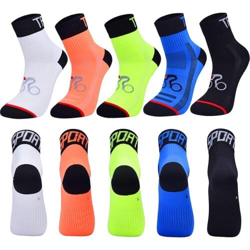 Cycling Socks Specialized Men Women Short Bike Socks Sport Sock Mid Calf Comfortable With Grips Elastic Anti Slip Breathable Dry
