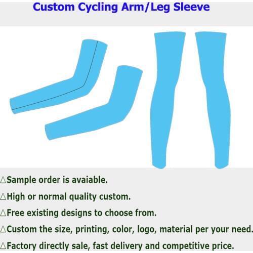 Factory Custom Men Women Cycling Arm Leg Sleeves Cycling Running Bike UV Sun Protection Sports Leg Protective Arm Sleeve Warmers