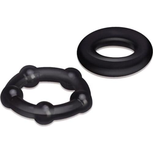 4PCS Male Gay Super Energy Silicone Sex Toys For Men Penis Delay Ejaculation Ring , Adult Retardante Eyaculacion