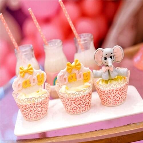 500pcs wholesale Cake Wrappers Decor cake paper cup for Kitchen Baking Tool Wedding Birthday Party Cake Cup Form Cupcakes Muffin