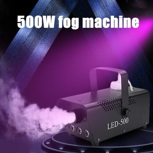 Disco colorful fog machine mini LED remote atomizer ejector DJ Christmas party stage lighting fog machine fast shipping