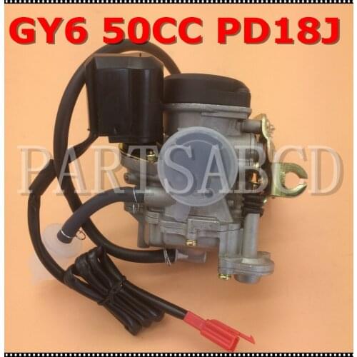 PD18J 18mm Carburetor FOR Motorcycle GY6 50cc Scooter Moped PD18 Engine 139QMB 139QMA ABM IRBIS BAJA