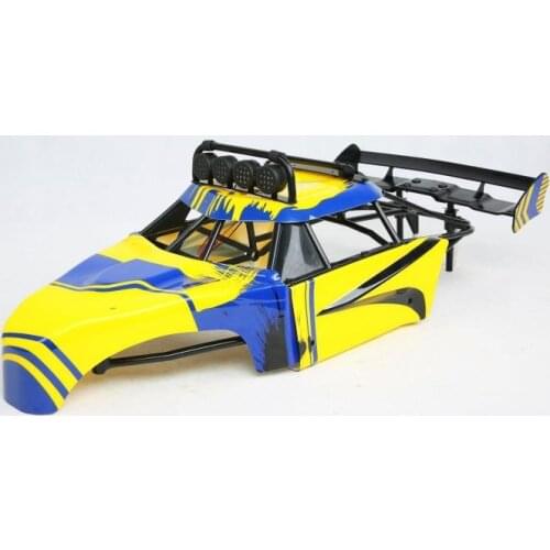 Anti-roll cage kit with spotlight and tail for ROVAN ROFUN BAJA FT