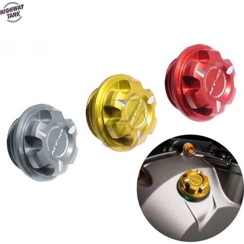 Motorcycle Engine Oil Cap Bolt Screw Filler Cover Case for Yamaha MT-10 MT10 SP 2016-2021